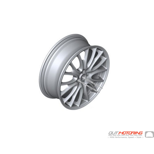 Complete Set: Alloy Wheels: R113: Gloss Gray