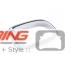 Brake Duct Trim Set: Chrome: R60S/R61S