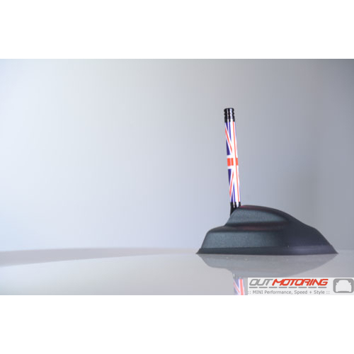 New Union Jack UK Flag Short Antenna For MINI Cooper S R55 R56 R60 Countryman Car Styling 