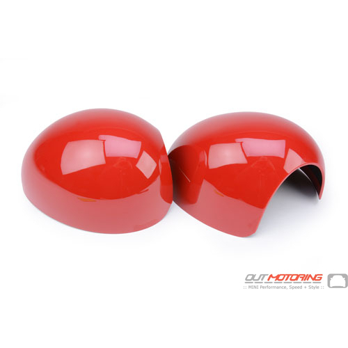 Side Mirror Covers: Gen2 Stick-on: PowerFold: Red
