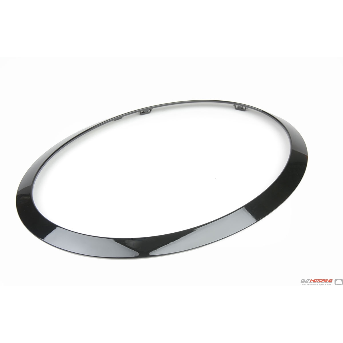 Ornamental Ring Headlight Lamp Rings Black Gloss for Mini Cooper R55 R56  07-15