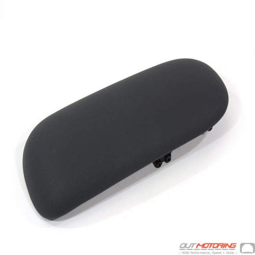 Top Pad: Armrest W/ Sliding Storage: Black: Leather
