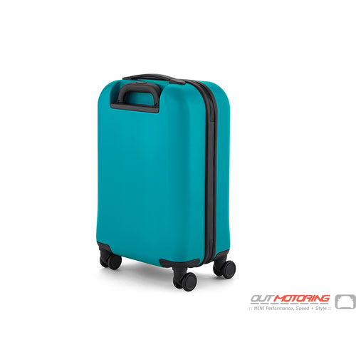 80222445677 MINI Cabin Trolley Suitcase: Aqua: Travel Luggage - MINI Cooper Accessories + MINI Parts