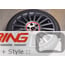 Rally Spoke Wheels + Tires: Orbit Grey