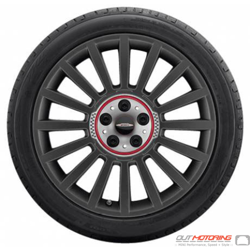 Rally Spoke Wheels + Tires: Orbit Grey