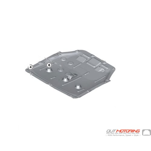 Under Chassis Insulation Shield: F55/6
