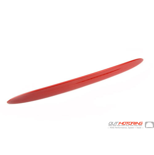 Boot Handle Cover: Red: R56/7/8/9
