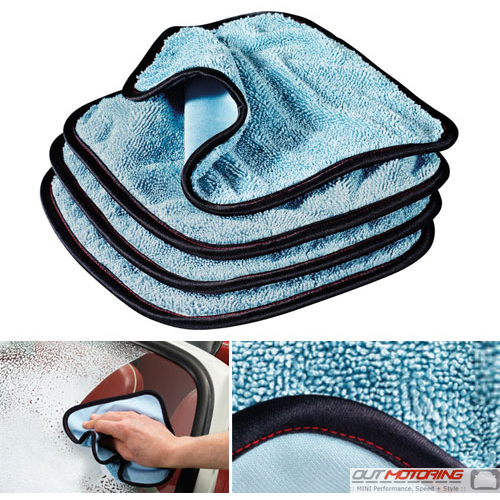Griots Dual Weave Glass Towels: Set of 4