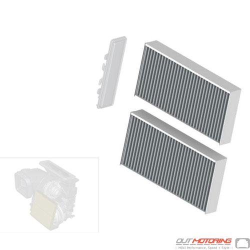 Interior Cabin Filter: Carbon Charged