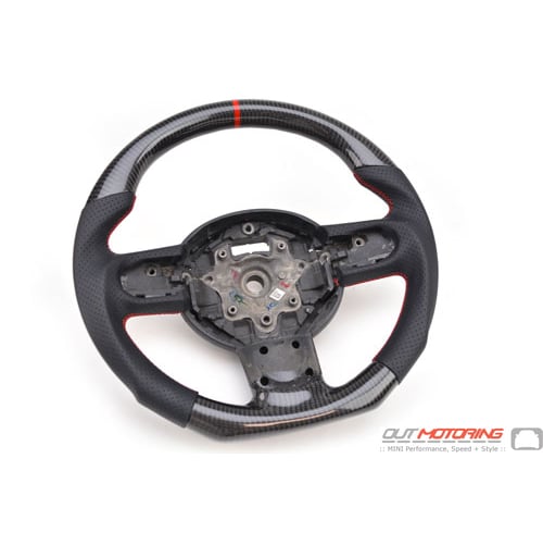 Steering Wheel: Carbon Fiber + Perforated Leather: Gen2 Manual