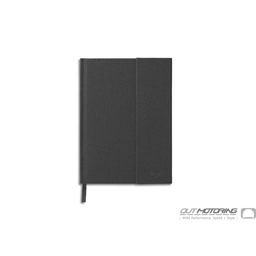  Mini Cloth-Bound Notebook-Grey 