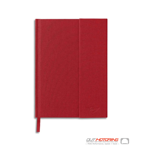  Mini Cloth-Bound Notebook-Coral