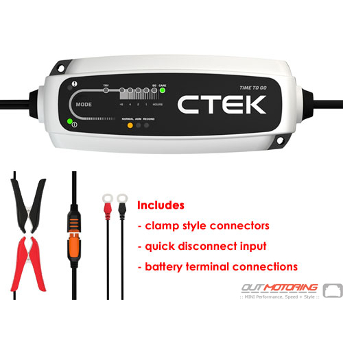 CTEK MINI Cooper CTEK Mutli 40-255 CT5 Battery Charger Tender ctek - MINI  Cooper Accessories + MINI Cooper Parts