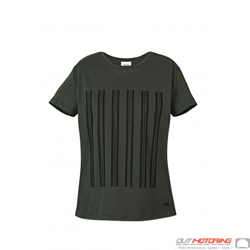  MINI JCW Ladies' Stripes T-Shirt Racing Green 