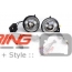 LED Front Driving Light Kit: Halo Style