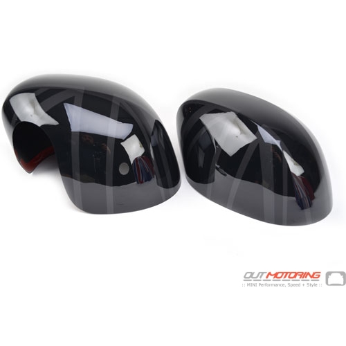 Union Jack Side Mirror Caps Set Covers for MINI Cooper Hardtop 14 F55&15 F56 AT1
