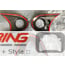 Steering Wheel Trim Set: Type A: Gen3: Faux Carbon Fiber
