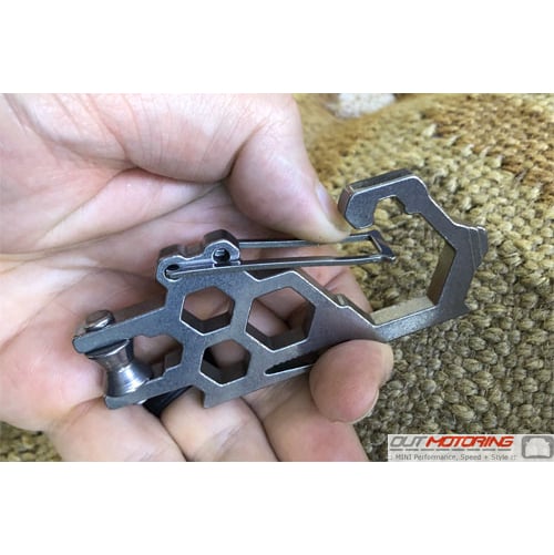 Carabiner Keychain Multitool - MINI Cooper Accessories + MINI Cooper Parts
