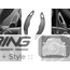 Steering Wheel Paddle Shift Extensions: Gen3 Black