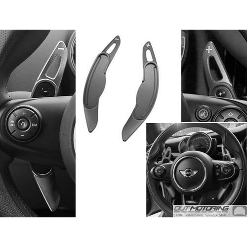 Steering Wheel Paddle Shift Extensions: Gen3 Black