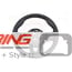 Custom Steering Wheel: Red Stitching: Gen 3