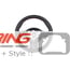 Custom Steering Wheel: Red Stitching: Gen 1 Paddle Shift