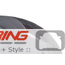 Custom Steering Wheel: Red Stitching: Gen 1 Paddle Shift