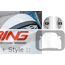 Side Mirror Shades: MINI Wings White
