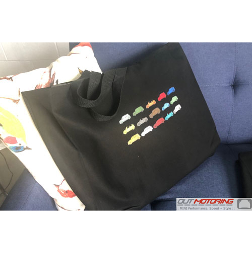 Tote Bag: Side View: 15 MINIs