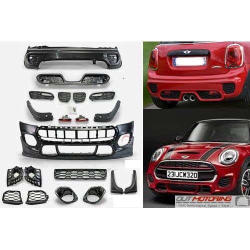 Mini Cooper S F56 F57 Jcw John Cooper Works Body Kit Front And Rear Bumpers  And Side Skirts - Mini Cooper Accessories + Mini Cooper Parts