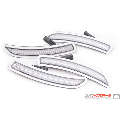 Wheel Arch Lights: LED Clear: Front + Rear F55/6/7