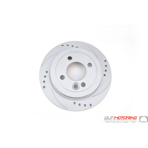 Brake Rotors: Stoptech: Cross Drilled + Slotted: Rear