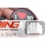 Wheel Center Cap Stickers: 'I Love My MINI' Set of 4