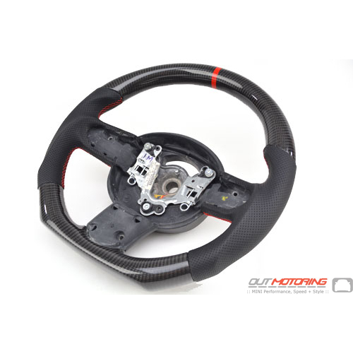 Steering Wheel: Carbon Fiber + Perforated Leather: Gen1 Manual