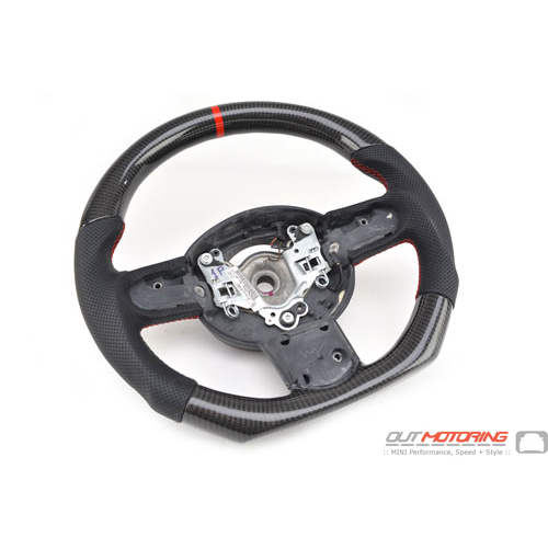 Steering Wheel: Carbon Fiber + Perforated Leather: Gen1 Paddle Shift