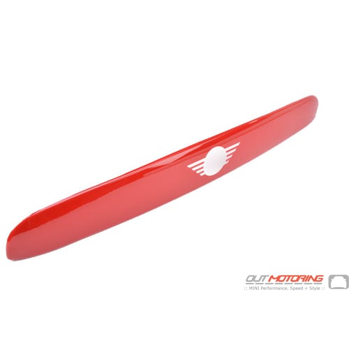 Boot Handle Cover: RED: F55/6/7 NEW Logo 