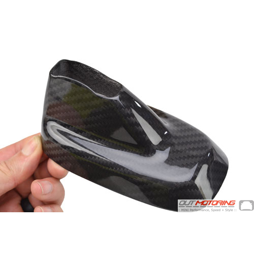 Roof Antenna Base Cover Carbon Fiber: Type 2