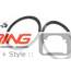 Headlight Trim Ring Set: Black F54