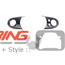 Steering Wheel Trim Set: Type B: Gen3: Faux Carbon Fiber