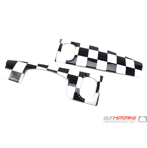 Dash Panel Covers: Gen3 2022+: Checkered Flag