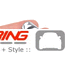 Start + Stop Toggle Cover: Chrome + Checkered Flag