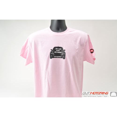 'it's not cute' Shirt: Pink