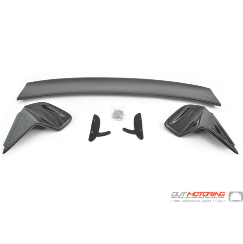 GP Style Rear Adjustable Spoiler: R50/3/6: Carbon Fiber