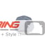 Out Motoring Wings Logo Hat Grey