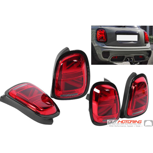 LED Rear Tail Lights: RED Union Jack: F55/6/7