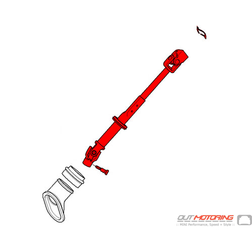 Lower Steering Spindle: Autosport
