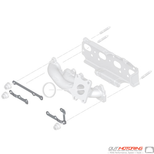 Exhaust Manifold Mounting Strip Set USED